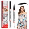 2in1 Gel Sourcils Crayon brow lift kit sourcil gel transparent fixateur feutre sourcil microblading crayon sourcils waterproo