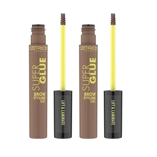 Catrice Super Glue Brow Gel coiffant n° 020 pour sourcils Marron Définissant, fixant, séchage rapide, végétalien, sans partic
