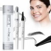 Crayon à sourcils, avec 4 pointes microfourchettes, durable, imperméable et résistant aux taches, pour sourcils naturels, noi
