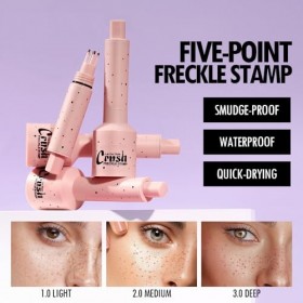 Clawrex Freckle Stamp Pen Stylo à taches de rousseur naturel à séchage rapide, longue durée de vie, pour des taches de rousse...