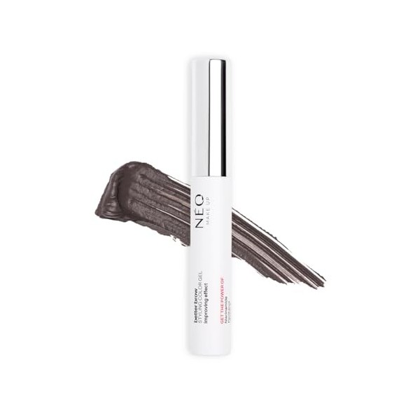 NEO MAKE UP Mascara Sourcils - Gel Sourcils – Better Brow – Styling Eyebrow Gel - Teinture Sourcil - Brun Foncé – Sourcils Ma...