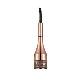 Flormar Brow Pomade Crayon Sourcil Beige – Effet Microblading Sourcil Naturel crayon avec Mini-Pinceau – Sourcils Précis pour