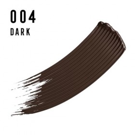 Max Factor Masterpiece Divine Brow Lamination Gel 004 Dark Applicateur double face, Plastification semblable à un salon, peig