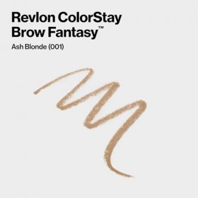 Revlon ColorStay Brow Fantasy, Produit sourcils 2-en-1 : crayon au fini poudré et gel transparent fixant infusé de provitamin...
