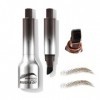 SDFWGG Crayon Sourcil Effet Poil 3D Microblading Résistant à l’Eau et aux Bavures Longue Tenue pour un Look Naturel Auburn 