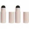 Revolution Beauty, Tampon en poudre à sourcils et kit de modèle, facile à utiliser, marron foncé Lot de 2 