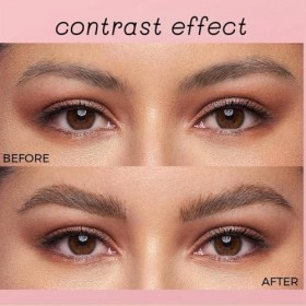 Kit de modelage de poudre à sourcils, kit de sculpture de poudre à sourcils, palette pour les yeux/sourcils Po/Wder avec pinc