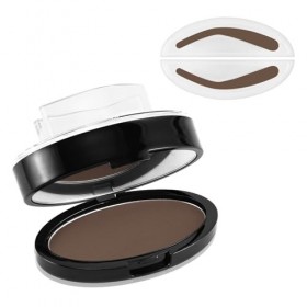 Boobeen Poudre de timbre de joint de sourcil - Kit de coloration teintée Nature en une seconde - Crée des sourcils dapparenc ...