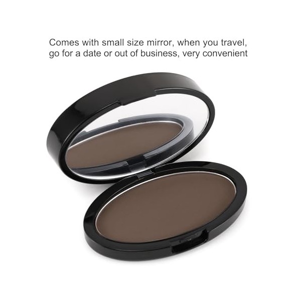 Boobeen Poudre de timbre de joint de sourcil - Kit de coloration teintée Nature en une seconde - Crée des sourcils dapparenc ...