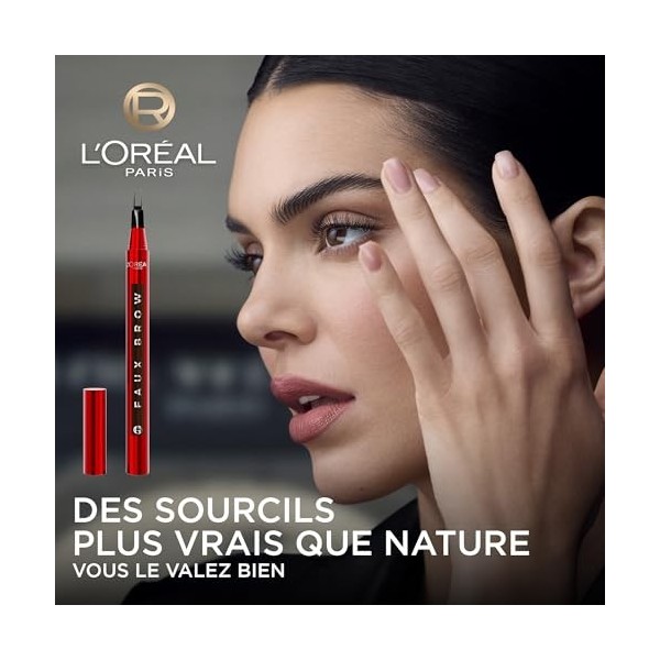 L’Oréal Paris - Feutre à Sourcils - Tenue Jusqu’à 2 Jours - Fini Naturel - Waterproof - Infaillible Faux Brow - Teinte : LIGH...