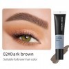 3pcs Gel pour Sourcils à Décoller avec un Pinceau, Gel de Tatouage pour Sourcils Semi-permanent, Teinte Imperméable pour Sour...