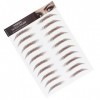 Autocollant de Tatouage de Sourcil Imperméable, Autocollant de Transfert, Maquillage, Autocollant pour Femmes BROWN-06 Maqui...