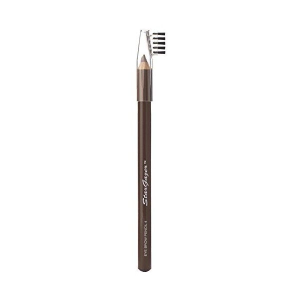 Crayon à sourcils marron noir numéro 04 avec pinceau à sourcils intégré pour définir le contour de vos sourcils. Maquillage d...