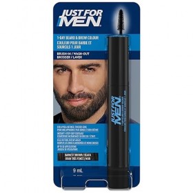 Just for Men Retouche instantanée des cheveux blancs, couleur temporaire pour un aspect plus volumineux et bien défini, jusqu