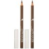 Manhattan BrowTastic Crayon à sourcils - Crayon à sourcils marron avec fibres repulpantes pour des sourcils denses et défini