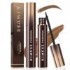 KIMUSE Eyebrow Gel, Teinture pour Sourcils Longue Tenue, Gel pour Sourcils Imperméable, Anti-Transfert, Résistant aux Taches,