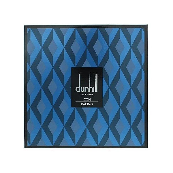 DUNHILL 80704 Coffret ICON Racing Blue Eau de Parfum Vaporisateur 100 ml et 15 ml + Gel Douche 90 ml