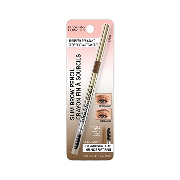 Physicians Formula, Slim Brow Pencil, Crayon à Sourcils pour une Application Précise en Traits Semblables à des Poils, pour u...