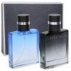 Eau de cologne homme, 2pcs Kit de Parfum, Masculin Bouteille en Verre Parfum Longue Durée Parfum Léger Parfum Spray, Coffret 