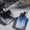 Eau de cologne homme, 2pcs Kit de Parfum, Masculin Bouteille en Verre Parfum Longue Durée Parfum Léger Parfum Spray, Coffret 