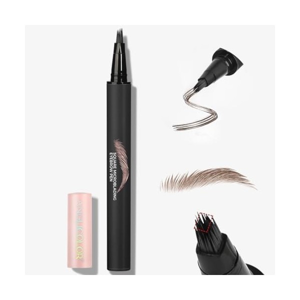 Stylo à sourcils Microblading 03 marron ardoise Maquillage des sourcils