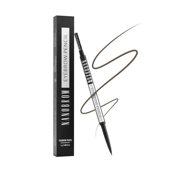 Crayon à Sourcils Nanobrow Eyebrow Pencil - Des sourcils parfaitement accentués, comblés et définis Light Brown Maquillage d...