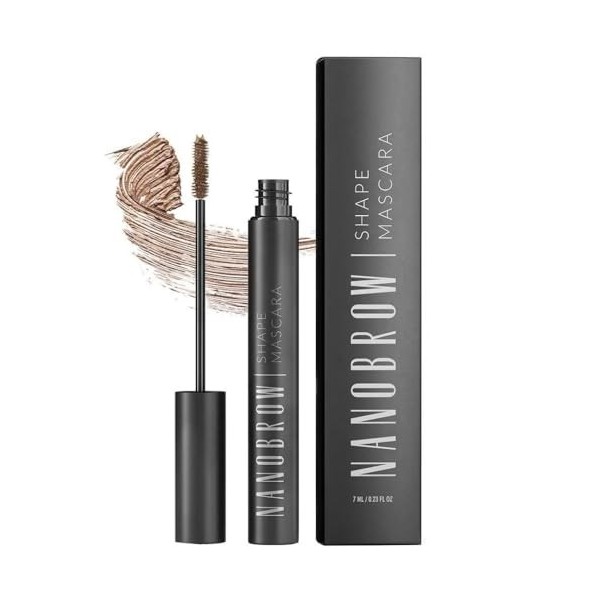 Mascara pour sourcils Nanobrow Shape Mascara - mascara pour sourcils, définition parfaite des sourcils, coiffage facile des s...
