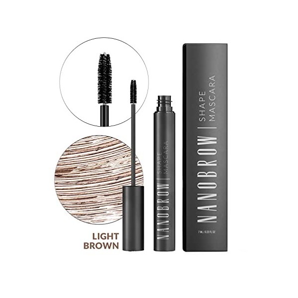 Mascara pour sourcils Nanobrow Shape Mascara - mascara pour sourcils, définition parfaite des sourcils, coiffage facile des s...