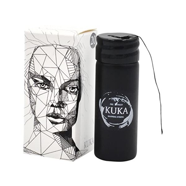 Rouleau de fils pré-encrés à tracer pour sourcils 20M Black Maquillage des sourcils