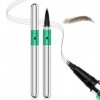 Apooliy Stylo à sourcils pour microblading，Longue durée and Crayon à sourcils imperméable Micro 4 Point Brow Pen， pour créer 