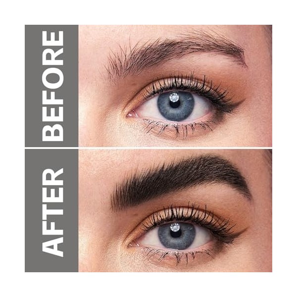 Boobeen 2pcs Brow Fection Eyebrow Pen, crayons à sourcils liquides pour femmes, pinceau angulaire imperméable pour des traits