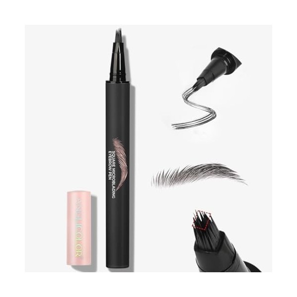 Stylo à sourcils Microblading 04 Noir 