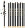 Apooliy Set de 10 crayons à sourcils，Crayon à sourcils longue tenue avec taille-crayon,Stylo à sourcils waterproof,Applicatio...