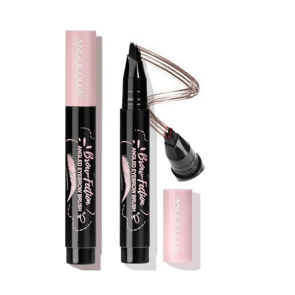 LAWEZX Stylo à sourcils Microblading 01 marron Maquillage des sourcils