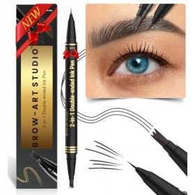 iMethod Microblading Crayon à sourcils - Eyebrow Pencil 2 en 1 à double extrémité avec applicateur à 3 micro-pointes fourchue
