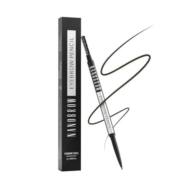 Crayon à Sourcils Nanobrow Eyebrow Pencil - Des sourcils parfaitement accentués, comblés et définis Dark Brown
