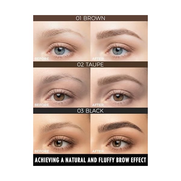 Anglicolor Stylo à sourcils à cinq dents 05 noir B 