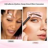 48Paires Eyebrow Stamp Pochoir Sourcils, 24Styles Tampon À Sourcils Auto-adhésif Pochoirs De Tampons à Sourcils Pochoirs à So