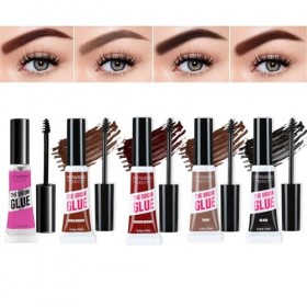 JasCherry Gel à Sourcils Longue Tenue Waterproof, Non Collant Sans Résidus, 5PCS