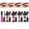 JasCherry Gel à Sourcils Longue Tenue Waterproof, Non Collant Sans Résidus, 5PCS