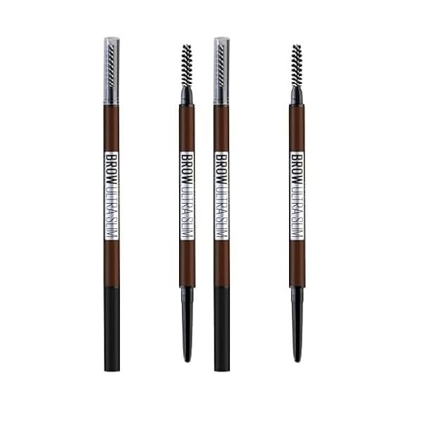 Maybelline New York Brow Ultra Slim 03 Warm Brown Lot de 2