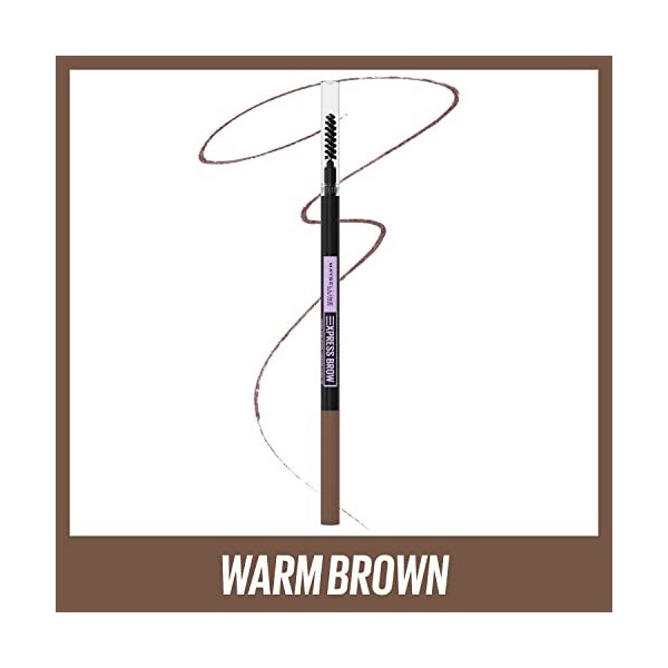 Maybelline New York Brow Ultra Slim 03 Warm Brown Lot de 2