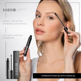 Gel pour sourcils Nanobrow Lamination Gel - gel pour les sourcils, pour des sourcils bien dessinés et bien remplis Beige 