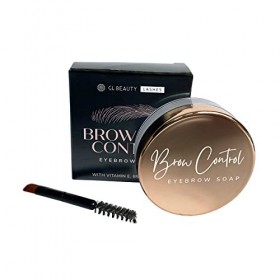Brow Control Gel à sourcils avec brosse, transparent, GL Beauty, Coiffage des sourcils, 3D Brows Maquillage des sourcils