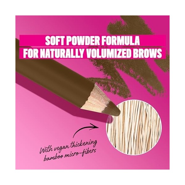 NYX PROFESSIONAL MAKEUP POWDER LOUDER BROW PENCIL SOFT BROWN Lot de 2 Maquillage des sourcils
