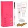 RB RENATA BEAUTY Kit de Teinture pour Sourcils – Kit de Coloration des Sourcil Avec Couleur, Crème Oxydante et Brosse – Effet