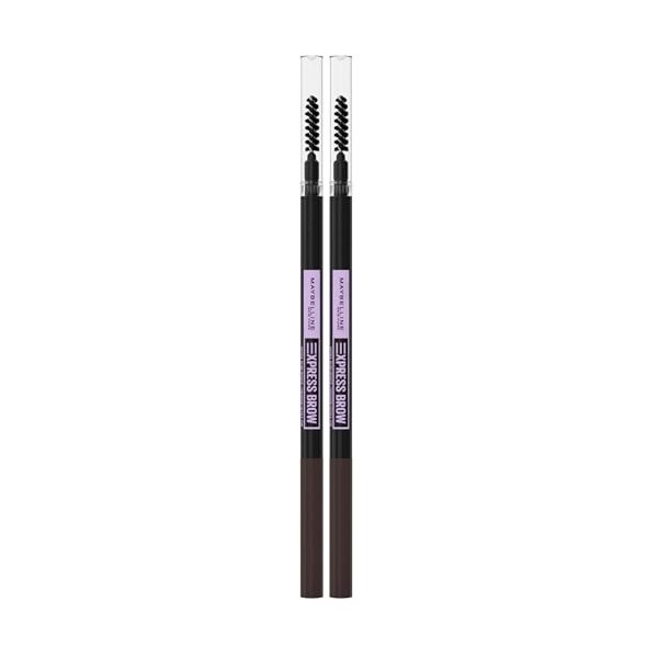 Maybelline New York - Crayon à Sourcils Express Brow Ultra Slim - Haute Précision - Tenue Longue Durée - Teinte : 06 Black Br