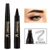Boobeen Stylo pour sourcils étanche, crayon pour microblading avec applicateur à pointe micro-fourchette, crée des sourcils d