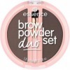 Essence - Poudre Sourcils Brow Powder Duo Set - 03 Dark Maquillage des sourcils