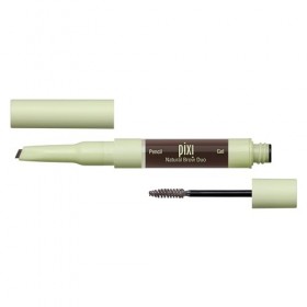 Pixi Natural Brow Duo | Teinte: Deep Brunette | Crayon Précis & Gel Coloré pour Sourcils | Fixation Longue Tenue et Résistant...